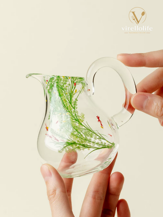 Summer Koi Glass Fairness Pitcher