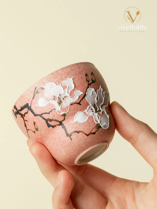 Magnolia Bloom Gourd Master Cup