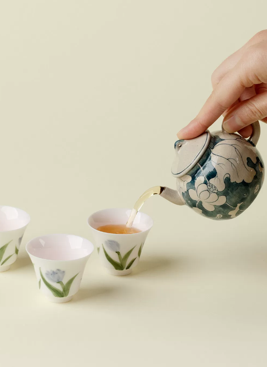 Blue & White Harmony Teapot Gift Set